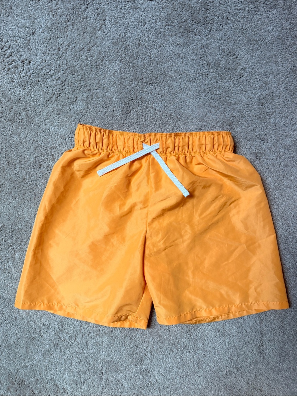 3/$15 H&M Kids Neon Orange Swim Trunks Boys Size 8-10 Quick Dry Swim Shorts